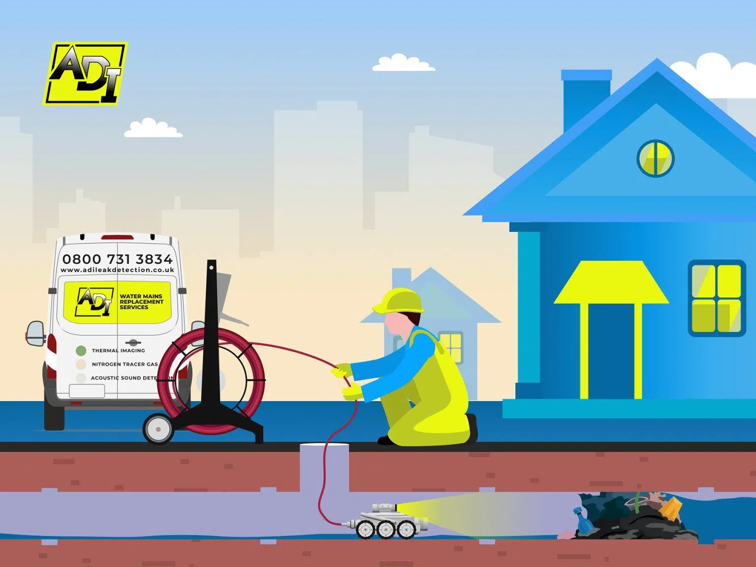 Drainage CCTV Surveys & Investigations Kirkby